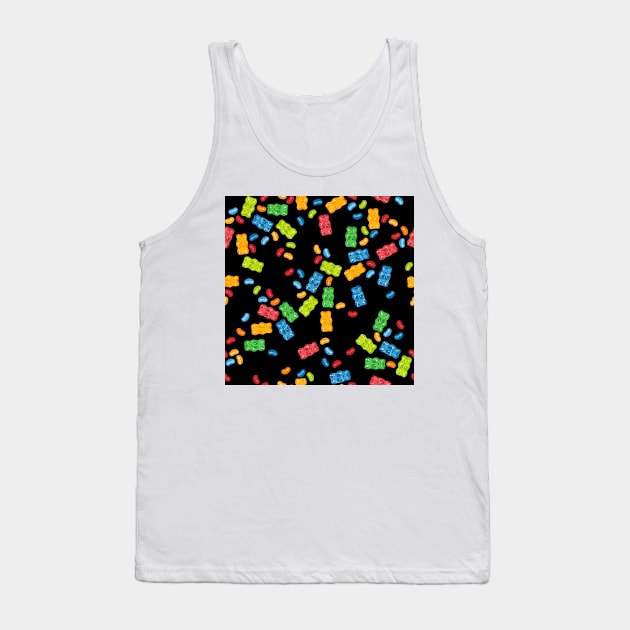 Gummies Pattern Wallpaper Tank Top by XOOXOO